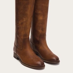 Frye Melissa Tall Leather Boots! Worn Once!